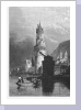 Runder Turm, Zeichnung aus dem 18. Jahrhundert Runder Turm, Zeichnung aus dem 18. Jahrhundert