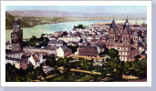Blick auf Pfarrkirche und Runden Turm um 1910 Blick auf Pfarrkirche und Runden Turm um 1910