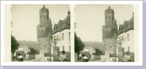 Altes Stereofoto von 1903. Der Runde Turm . Foto Rainer Grambusch Altes Stereofoto von 1903. Der Runde Turm . Foto Rainer Grambusch