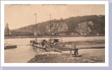 Die Gierponte auf Leutesdorfer Seite um 1900 Die Gierponte auf Leutesdorfer Seite um 1900