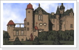 Burg Namedy, Postkarte von 1912