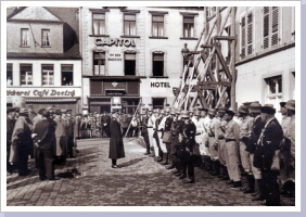 In brauner Zeit: Luftschutzübung 1943