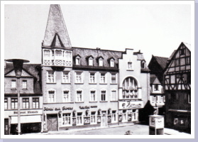 Das Hotel zur Glocke 1963 am Markt