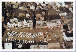 Der Markt aus der Vogelperspektive 1960