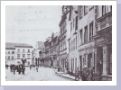 Blick aus der Schafbachstr. in den Markt 1915
