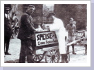 Eismann Fogolin um 1920 am Stadtgraben