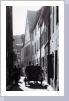 Blick ins schmale Kirchgässchen 1950